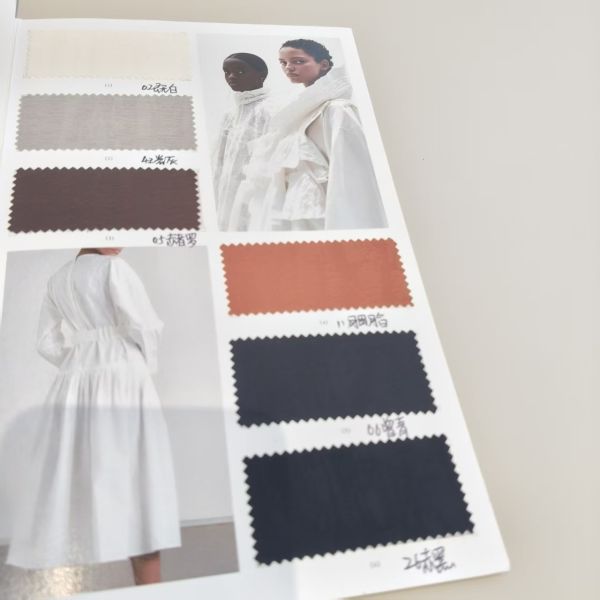 Casual Polyester Clothing Fabric 85% Polyester 15% Copper Ammonia Loose Fabric 114GSM