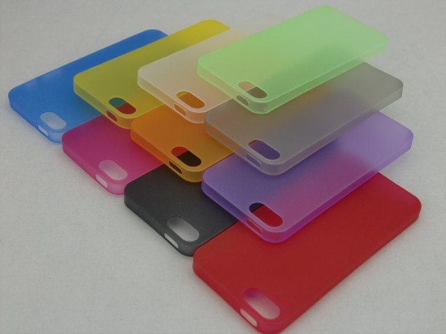 Ultralight Iphone 5 PC Phone Case Multicolored With Transparent Soft Material
