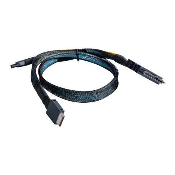 Mini Sas HD Sff-8643 to Sff-8639+SATA 15p internal Cables Secure Cable for High-performance computing