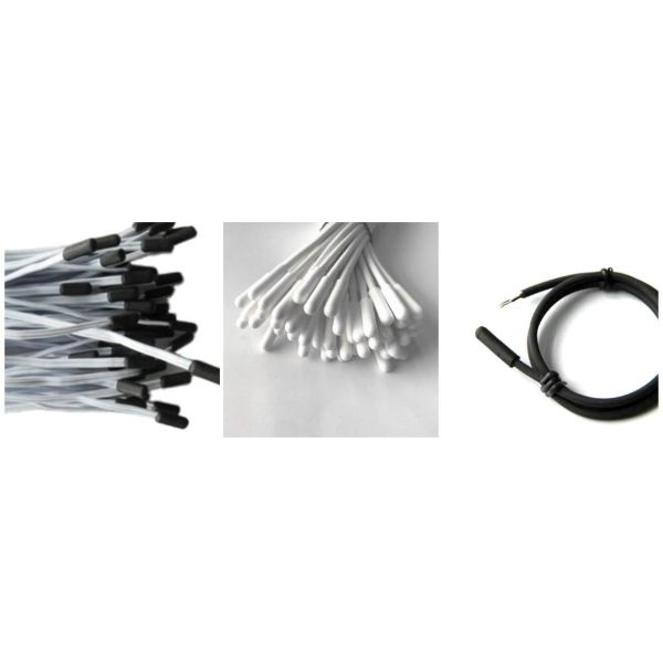 TPE NTC Sensor 10k Ohmr , IP68 Waterproof Temperature Sensor