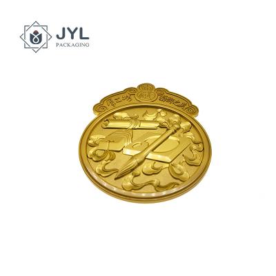 Practical Embossed Metal Sticker Labels Tags Reusable Anti Corrosion