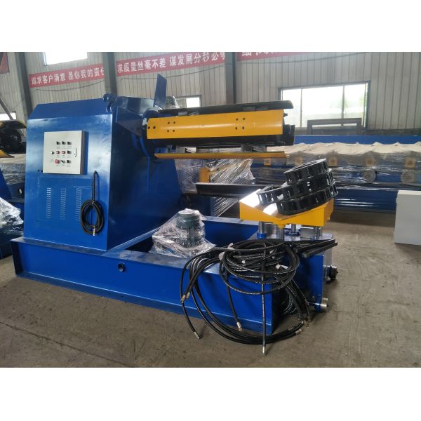 Автоматический стальной Декоилер катушки гидравлический с автомобилем катушки 5 тонн 7 тонн 10 тонн