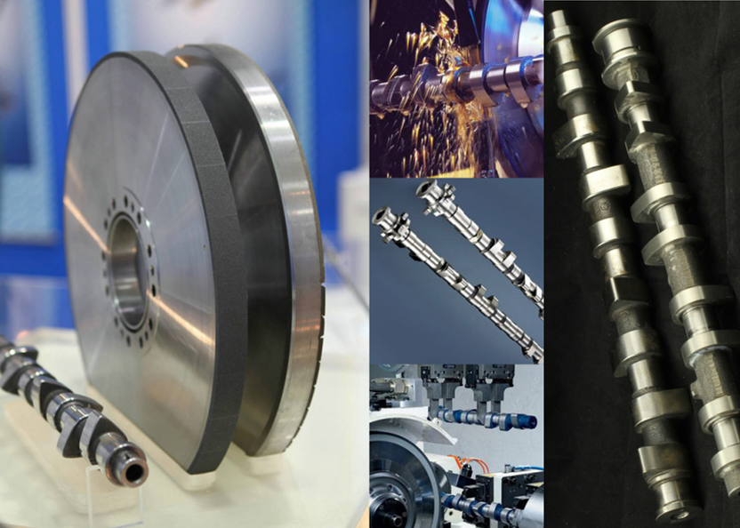 Camshaft Industrial Cbn Diamond Grinding Wheels , 1A1 Vitrified Grinding Wheels