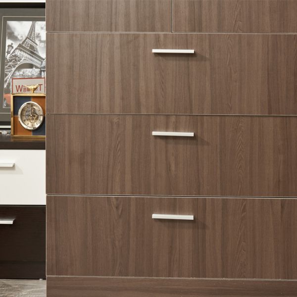 Indoor E1E0 PVC Wardrobes Closets Corner Wardrobe Closet For Home