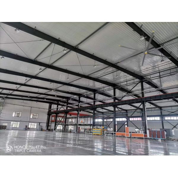 1.5кВ природный охлаждающий воздух высокоскоростной HVLS потолочный вентилятор