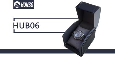 Mini Watch Display PU Leather Box Eco Friendly Fashion With Pillow