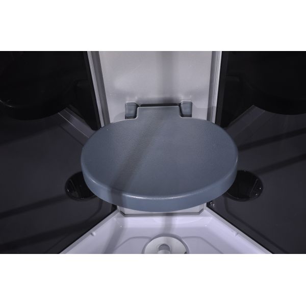 Steam Massage with Electronic computer panel Circle Quadrant Shower Cabin with white acrylic tray and roof