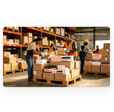 Air Freight Shipping To Ghana DDP Logistics For Cosmetic Liquid / Powder Sensitive Goods