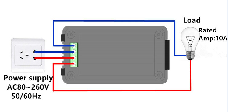 аттестация FCC CE амперметра Ac цифров дисплея 10A LCD