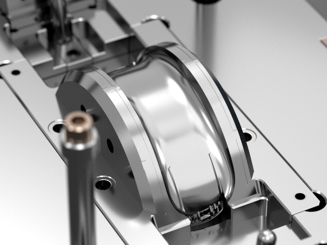 OEM / ODM: ABS Injection Molding & POA Прозрачная задняя подкладка (1*1) No.22729