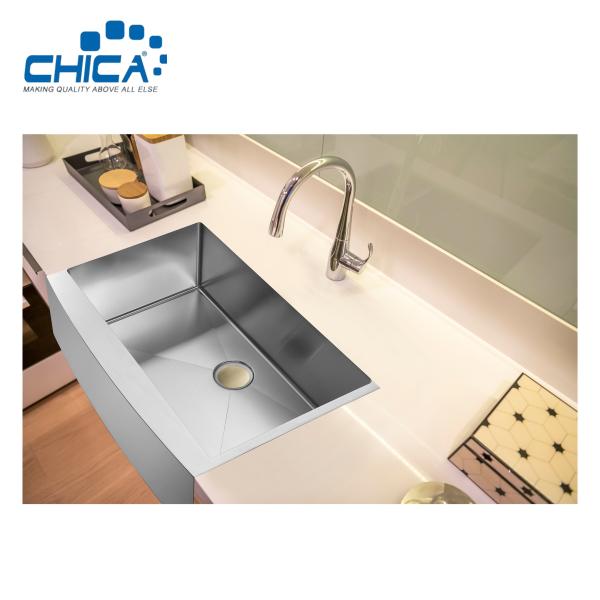 Apron Front stainless steel Single Bowl Kitchen Sinks Handmade House Kitchen Sinks