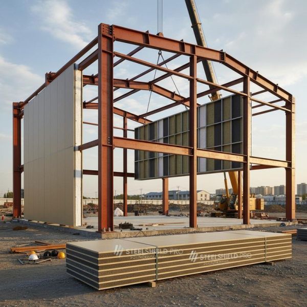 Heavy Duty Steel Frame Commercial Building Corrosion Resistant Prefabricated Steel Structures