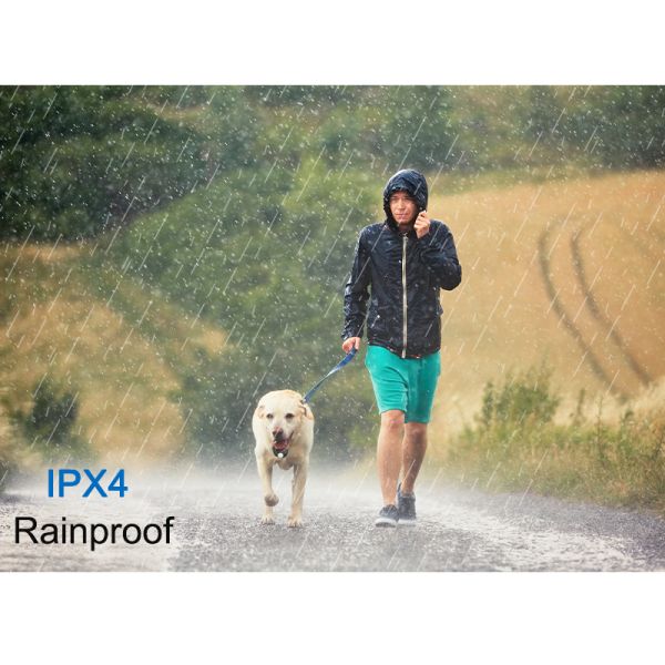 Waterproof Rechargeable Electric Dog Shock Collar Smart Pet Training Supplies with 3 Safe Modes Made of Plastic and Nylon