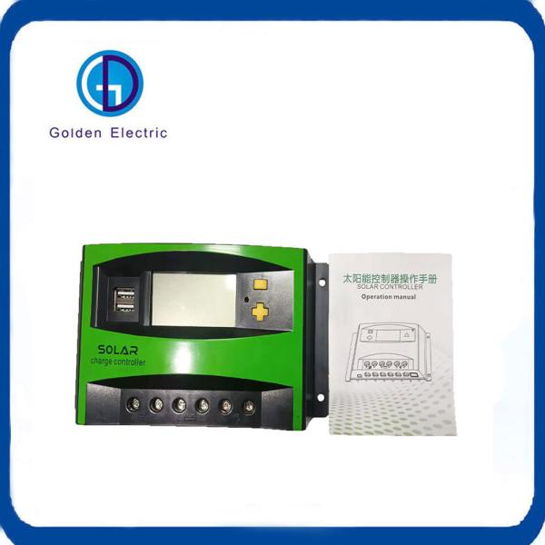 12V/24V 10A/20A/30A/40A/50A/60A Controlador de carregador solar PWM com sistema de energia solar