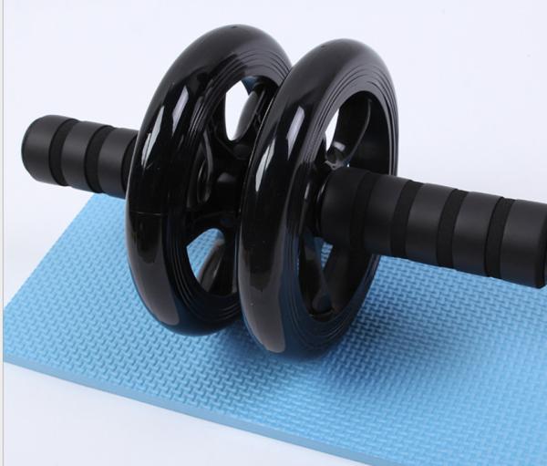 Super Mute Double Ab Roller Wheel Abdominal Muscle Training Wheel For Home Fitness
