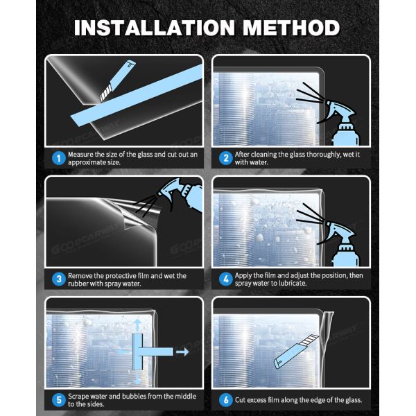 8mil Safety Film Self-Adhesive Explosion Proof Window Security