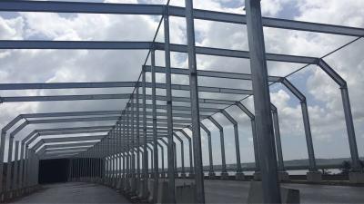 Construção de aço estrutural pesada da estrada de ferro da engenharia da construção da construção da armação de aço