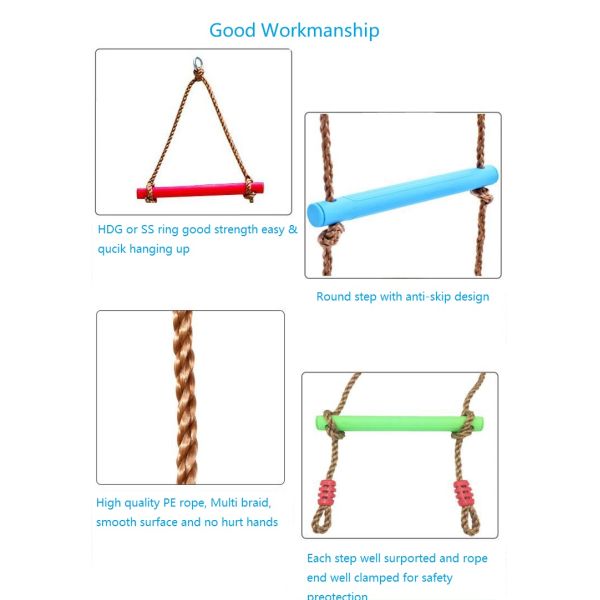 Радужная пластиковая лестница для детей