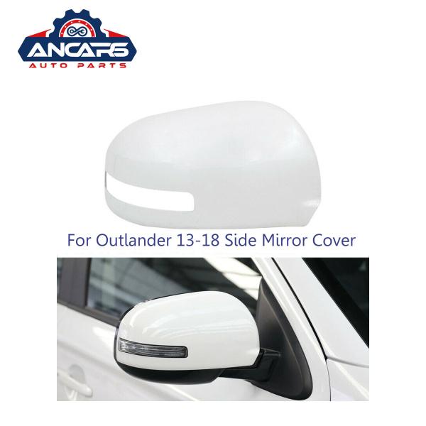 White Car Side Mirror Cover For Mitsubishi Outlander 2013-2018