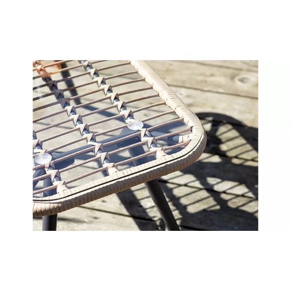Transform Your Garden with AJUNION 4 Piece All Weather Wicker Outdoor Furniture Set