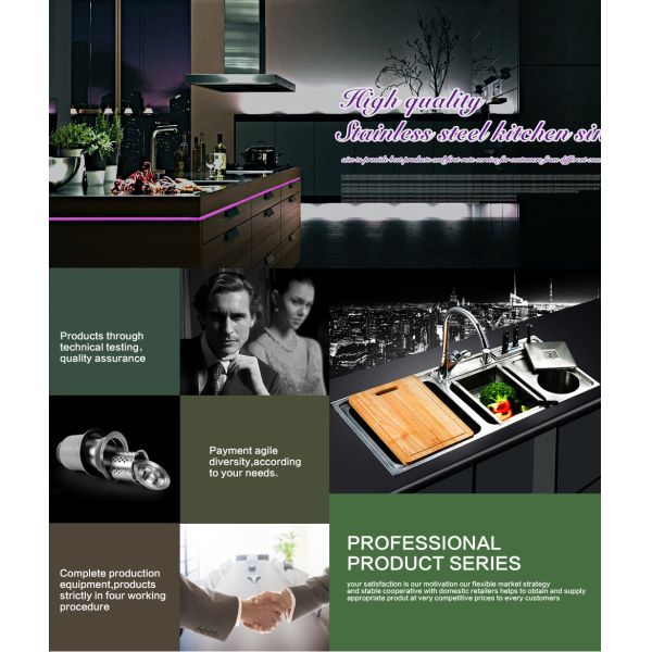 Two Holes Electroplated SS Single Bowl Undermount Sink 800*500*230mm