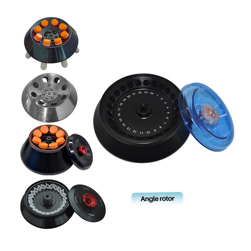 Customize Large Capacity Angle Rotor Lab Centrifuge Rotors 4x1000ml 6x1000ml 6x50ml 8x50ml 12x10/15ml OEM Centrifuge Angle Rotor