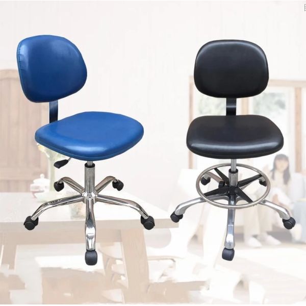 PA nylon casters PU ESD Anti Static Cleanroom Chair 480*400mm