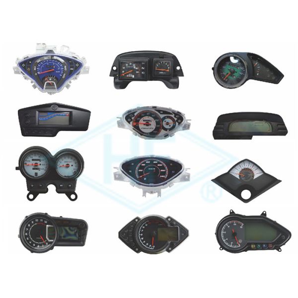 XTZ125 Dirt Bike Speedometer , Motorbike Aftermarket Parts Body For Yamaha DC 12V