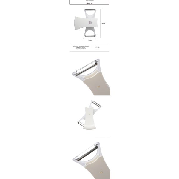 Versatile Peeling Tool 2-in-1 Stainless Steel Vegetable Fruit Peeler for Home Kitchen