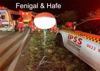 luzes impermeáveis portáteis do balão 400w para o salvamento da noite na ocasião da emergência
