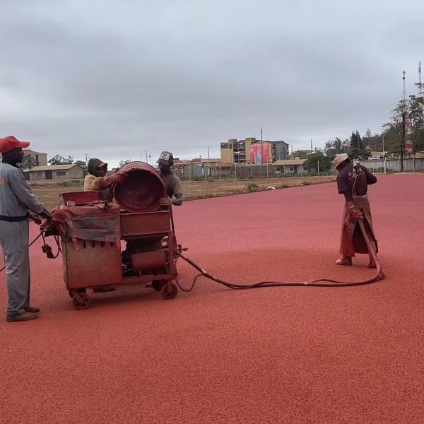 Rustproof Outdoor Sports Surfaces Permeable Athletic Running Track