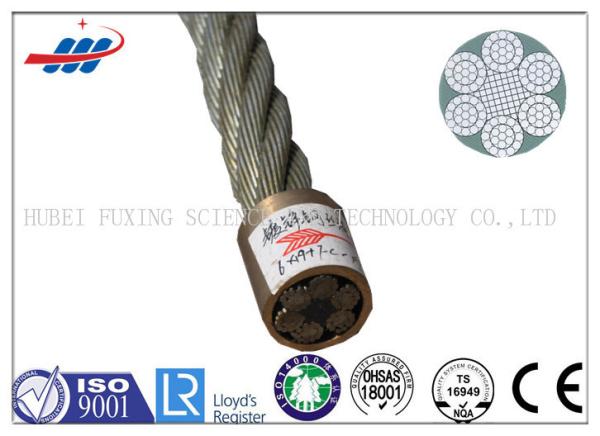 Hot Dipped Galvanized Steel Wire Rope 6x19+FC For Loading / Tugboat / Floating