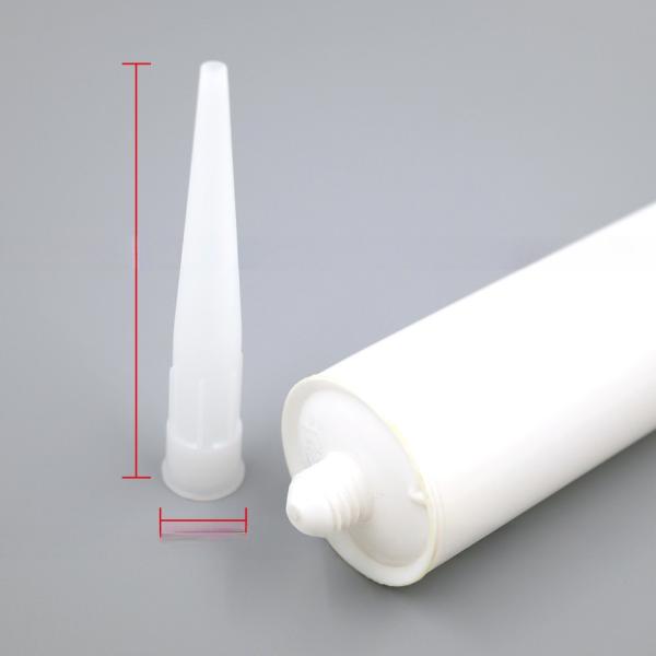 310ml High Density Polyethylene White Silicone Sealant Empty Cartridge Sealant Tube