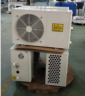 10kw Air Source Heat Pump , Side Discharge Heat Pump High Efficiency Shell In Tube
