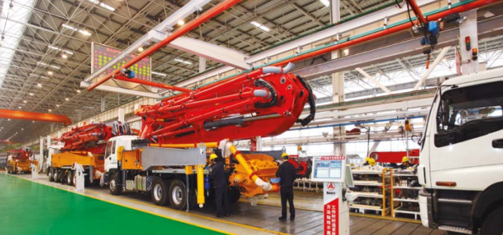 Приведенные насосы тележки SANY подержанные конкретные 48M на BENZ