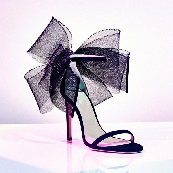 Customized Logo Size OEM Women High Heeled Shoes Pointed Open Toe