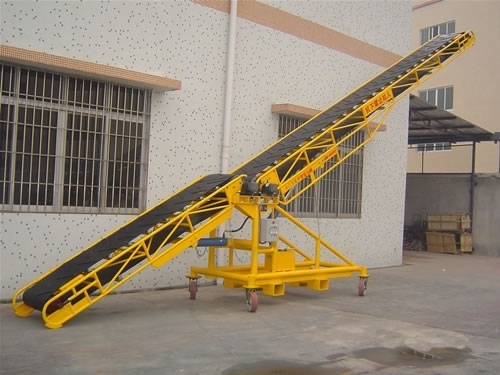 Movable Telescopic Conveyor Mobile Conveyor For Materials Loading Unloading