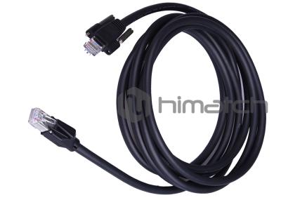 High Flex Cat5e/Cat6A Ethernet Cable / Industrial Ethernet Cable with Thumbscrew Lock For GiGE Camera