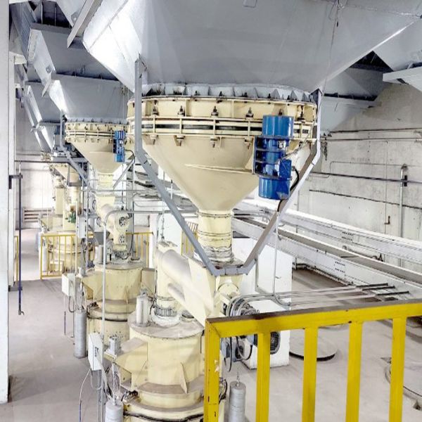 200tpd  Glass Batch Plant With 380V Batching System PLC-based