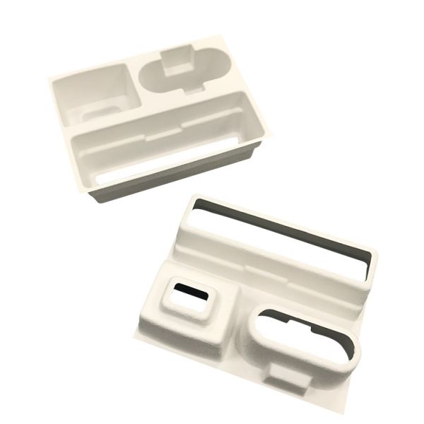 Oil Resistant Wet Press Pulp Tray For Electronic Inner Packaging