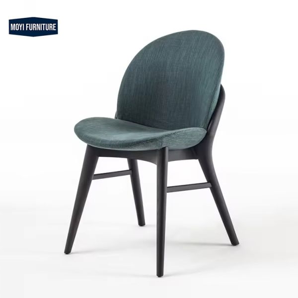 Modern Luxury Solid Ash Customize Color Soft Upholstery Dining Room Furniture Chair Cafe Chair for Home
