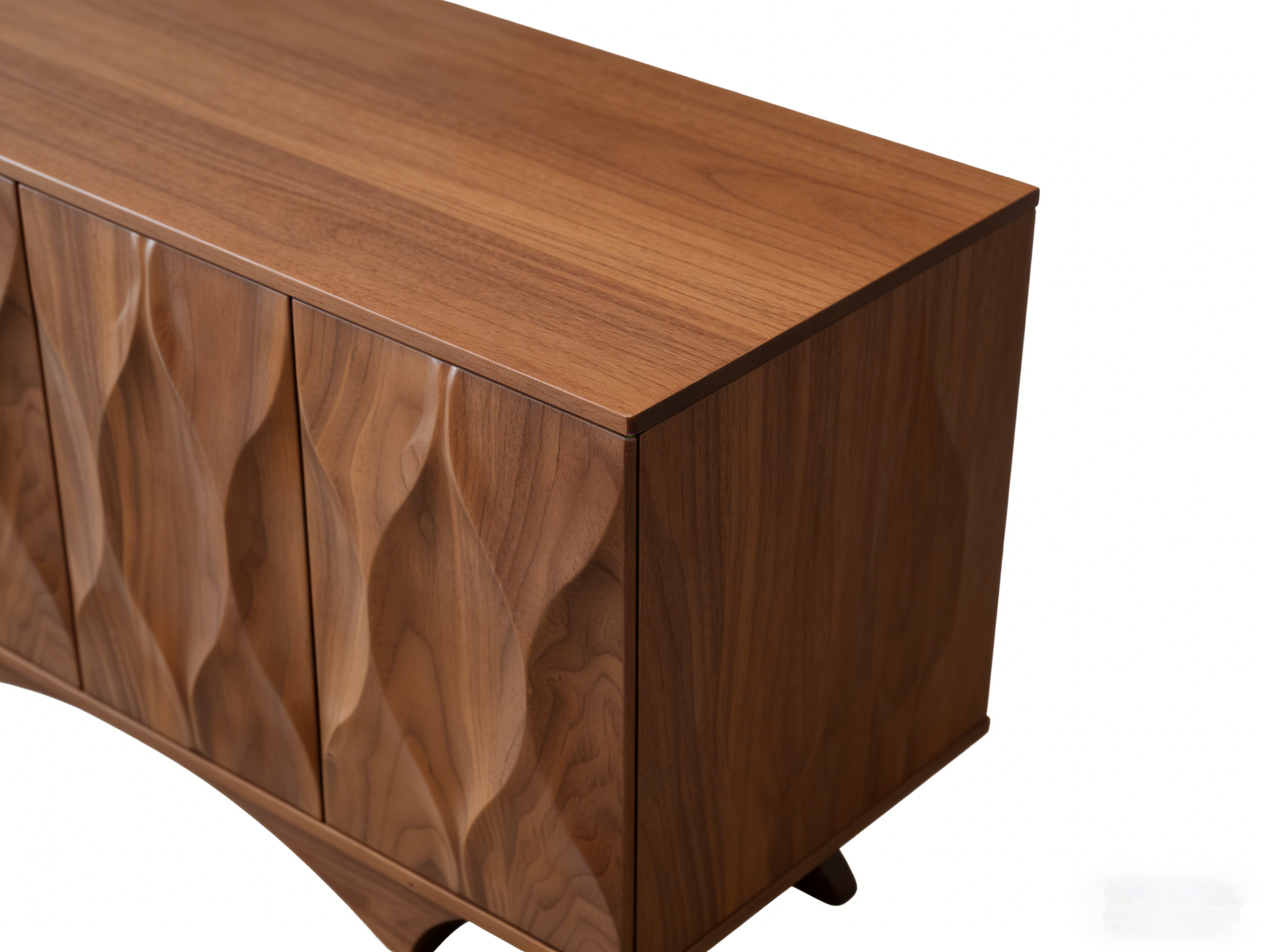 Foshan Factory Wood Sideboard Modern Cabinet Integrated Storage Cabinet Modern Simple Nordic Solid Wood Living Room Storage Tea Cabinet