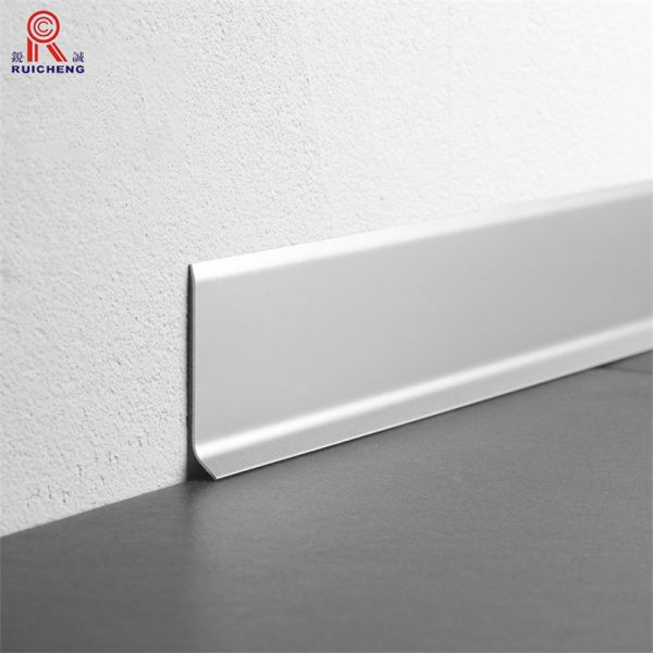 6063 Aluminum Skirting Board Anticorrosion 8.5mm Height OEM Available