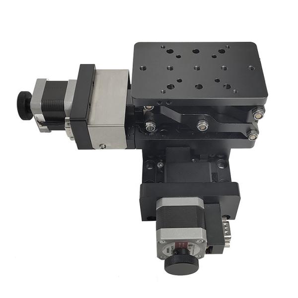 Two Dimensional Combined Stage Motorized Lab Jack For Ultra Thin Linear Stage