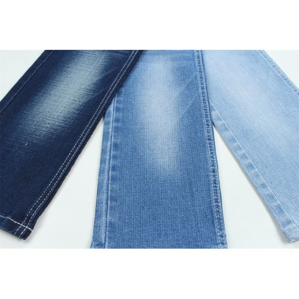 190Cm Wide Ring Slub Stretch Denim Fabric For Men Jeans