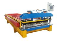 Rollo ampliamente utilizado de la chapa de la techumbre del mercado del mundo que forma la máquina con control del PLC