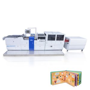 HX450C User Friendly Semi Automatic Hard Cover Photo Casing-in Machine for Easy Operation