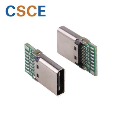 Electrical Plastic USB Male Female Connector AF Type USB 3.0 Voltage Rating 30 Vac