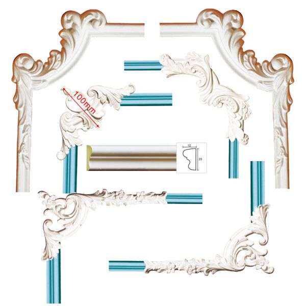 GD-85000 Hot-Sale Urethane Foam Flat Durable House Alteration Wall Ornament For Dining room