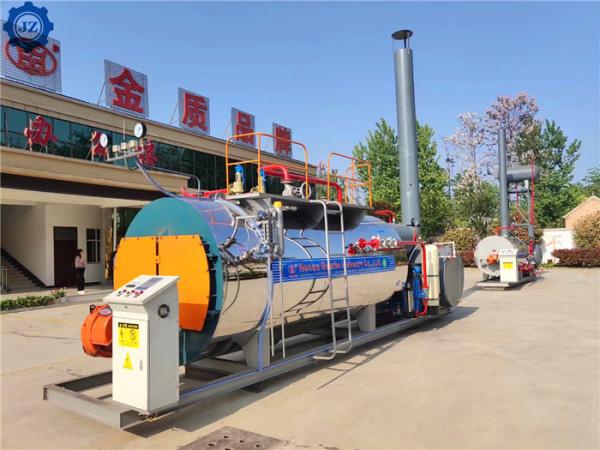 Low Cost Wns Horizontal Oil Gas Fuel Steam Boiler For Brick Production Line